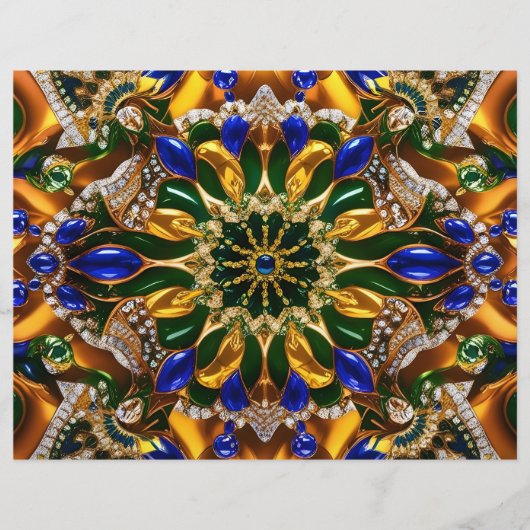 レターヘッドとブラジルのカラーデザイン (正面)