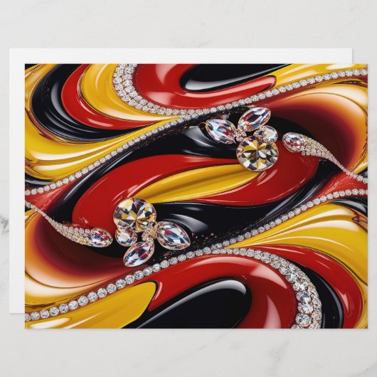 レターヘッドとベルギーカラーズデザイン (正面/裏面)