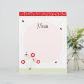 レターヘッドまたはメニュー (スタンド正面)