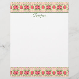 レターヘッドまたはレシピシート紙 レターヘッド