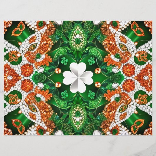 レターヘッドウィズアイルランドカラーズデザイン (正面)