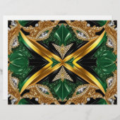 レターヘッドウィズジャマイカカラーデザイン (正面/裏面)