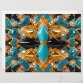 レターヘッドウィズバハマカラーズデザイン (正面/裏面)