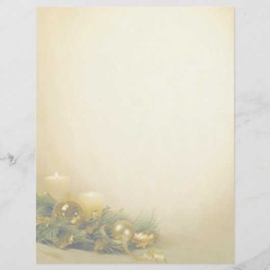 レターヘッドクリスマス紙 (正面)