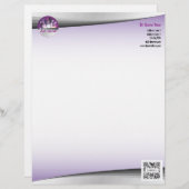 レターヘッドテンプレートのイベントのダンス レターヘッド (正面/裏面)