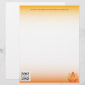 レターヘッドテンプレートのヨガ レターヘッド (正面/裏面)