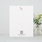 レターヘッドテンプレートの乳癌の認識度 レターヘッド (スタンド正面)