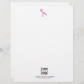 レターヘッドテンプレートの乳癌の認識度 レターヘッド (正面/裏面)