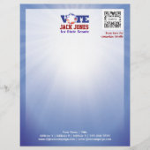 レターヘッドテンプレートの投票 レターヘッド (正面)