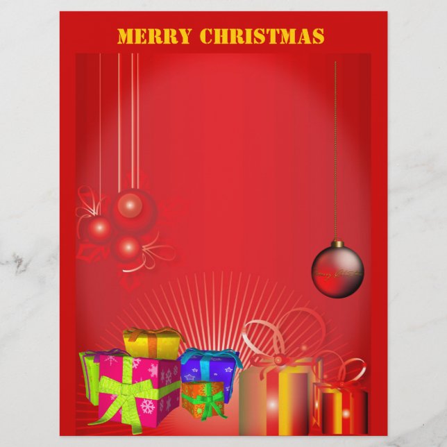 レターヘッドメリークリスマス (正面)