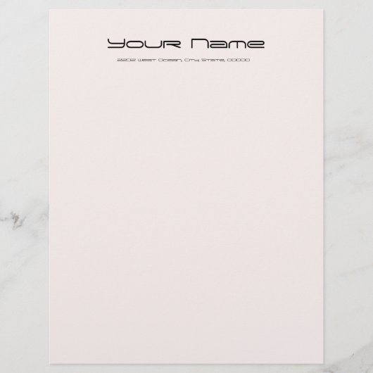 レターヘッド文房具基本紙/パール (正面)