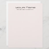 レターヘッド文房具基本紙/パール (正面/裏面)