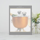 レターヘッド新年のパグ レターヘッド (スタンド正面)