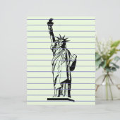 レターヘッド自由の女神 (スタンド正面)