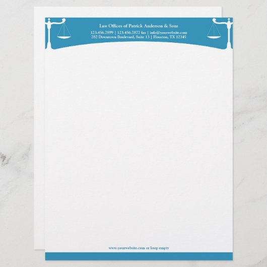 レターヘッド (正面/裏面)