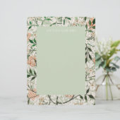 レターヘッド:ウィリアム・モリス：「ジャスミン」 レターヘッド (スタンド正面)