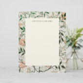 レターヘッド:ウィリアム・モリス：「ジャスミン」 レターヘッド (スタンド正面)