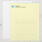 レターヘッド グレートデーン アイデンティティ (正面/裏面)