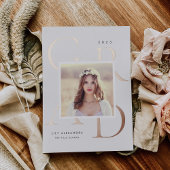 レターボックスフォイル |写真卒業のお知らせ 箔招待状