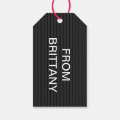 レターボードパーソナライズされたギフトタグ ギフトタグ (裏面)