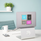 レターボードマーキーシンボルや象徴カスタムメッセージ シール (デスク上のノートパソコン)