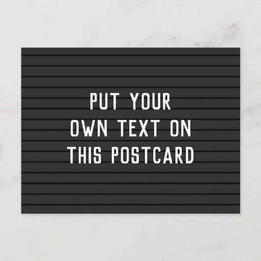 レターボード付きはがき ポストカード (正面)