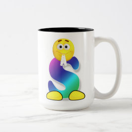 レターマグ ツートーンマグカップ