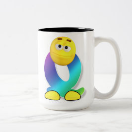 レターマグ ツートーンマグカップ