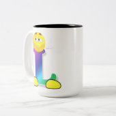 レターマグ ツートーンマグカップ (正面左)