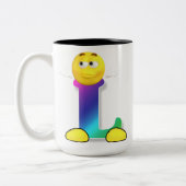 レターマグ ツートーンマグカップ (左)