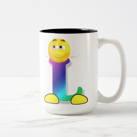 レターマグ ツートーンマグカップ (右)