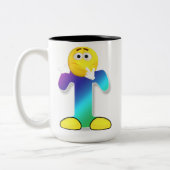 レターマグ ツートーンマグカップ (左)