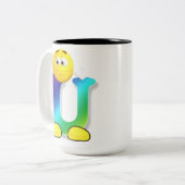 レターマグ ツートーンマグカップ (正面左)