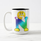 レターマグ ツートーンマグカップ (左)