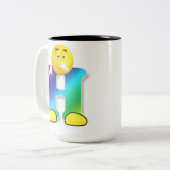 レターマグ ツートーンマグカップ (正面左)