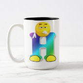 レターマグ ツートーンマグカップ (左)