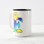 レターマグ ツートーンマグカップ (正面左)