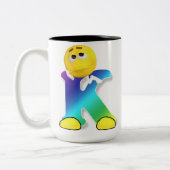 レターマグ ツートーンマグカップ (左)