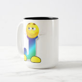 レターマグ ツートーンマグカップ (正面左)