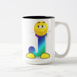 レターマグ ツートーンマグカップ