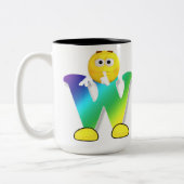 レターマグ ツートーンマグカップ (左)