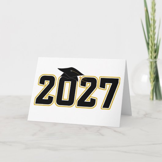 レターマン 2027年卒業生卒業者 カード (正面)