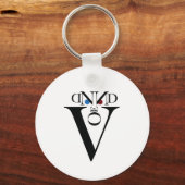 レター顔キーチェーン キーホルダー (正面)