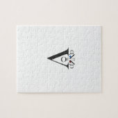 レター顔パズル ジグソーパズル (横)