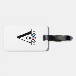 レター顔ラゲッジタグ付き/レザーストラップ ラゲッジタグ