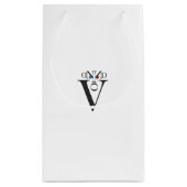 レター顔抱き枕 スモールペーパーバッグ (裏面)