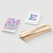 レター・コンフェッティ "E" ハンドファン (組立なし)