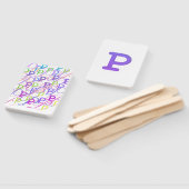 レター コンフェッティ "P" ハンドファン (組立なし)