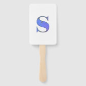 レター コンフェッティ "S" ハンドファン (裏面)
