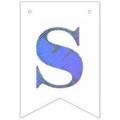 レター・コンフェッティ "S" バンティングフラッグ (第2の旗)